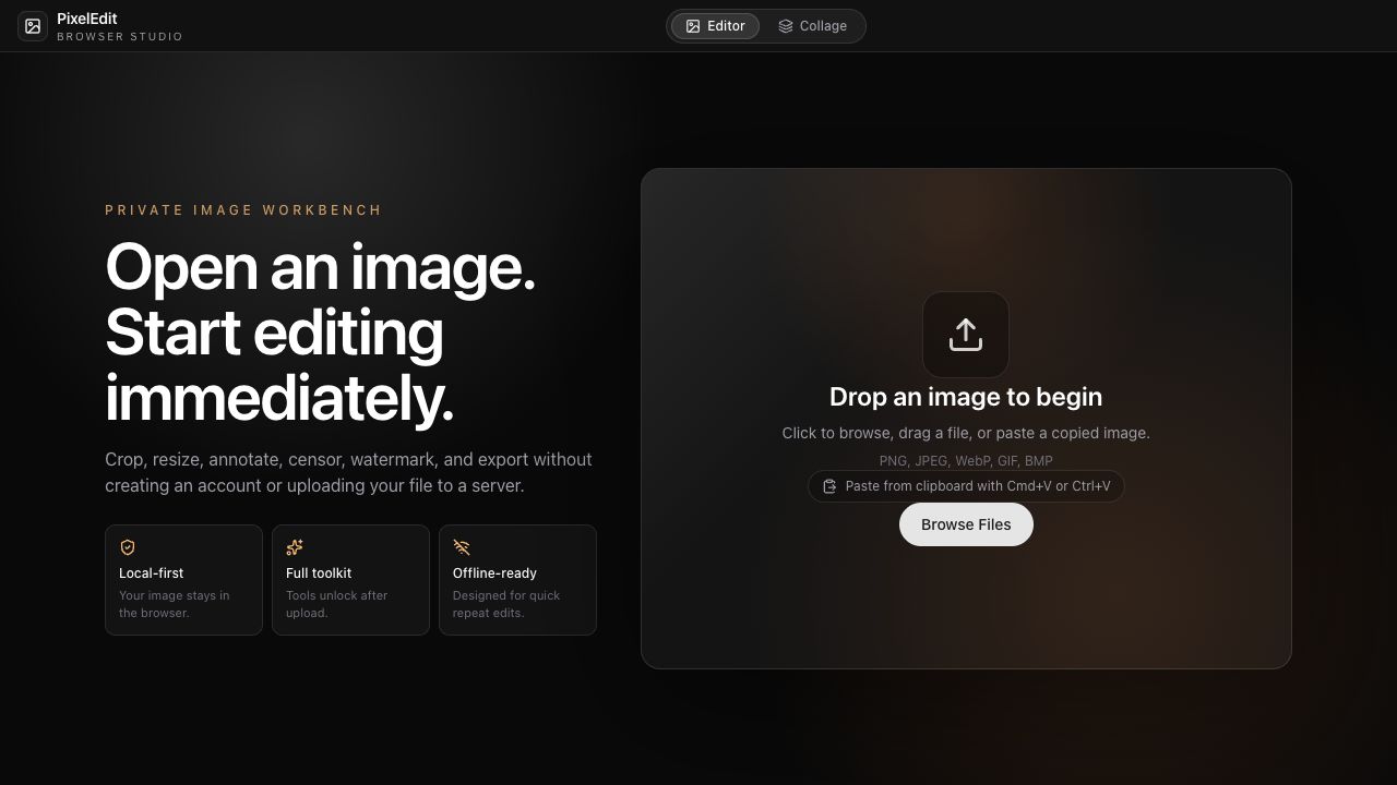 PixelEdit image editor